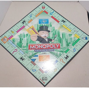 Monopoly Electronic Banking replacement game board from 2013 (v. nice)